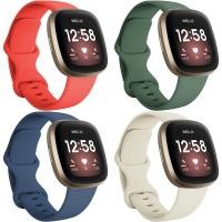 ราคา Fitbit Versa 3 4 Fitbit sense sense2 สายนาฬิกาข้อมือซิลิโคนสําหรับ Fitbit Versa 3 4 (9723033008)