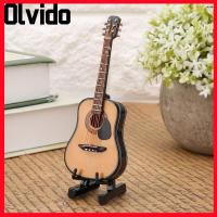 ราคา OLVIDO 3PCS กีตาร์ขนาดเล็กรุ่น,ไม้ MINI กีตาร์ไม้, Décor พร้อมขาตั้งกีตาร์โปร่งเครื่องประดับตกแต่งบ้าน (28294964288)