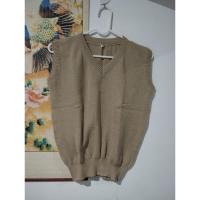 ราคา [Preloved] เสื้อกั๊กไหมพรมสีครีม (29527759087)