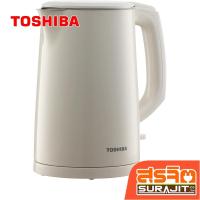 ราคา TOSHIBA กาต้มน้ำร้อน ขนาด 1.4 ลิตร 2200 วัตต์ สีขาว รุ่น KT14DHVTH.W (24718) (44174404018)