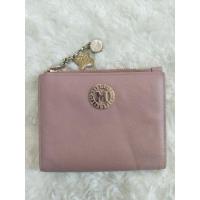 ราคา กระเป๋าสตางค์หนังแท้สีชมพู Metrocity (27550099064)