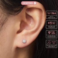 ราคา PETITE SHINING CLOVER EARRING COCKSTOCK ต่างหู CLOVER สี่หินขนาดเล็ก (42028711074)