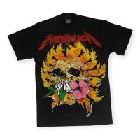 ราคา เสื้อวง Metallica "Flaming Skull" by Pushead Vintage 90s Style (54352609142)