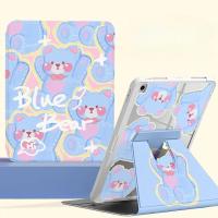 ราคา เคสป้องกันสําหรับ Samsung Galaxy Tab S6 lite 2024 Tab A7 lite 8.7 นิ้ว S7+/S8+/S7FE S9 FE + A9 + S10ULTRA S10 FE + การหมุน 360 องศาการ์ตูนน่ารักฝาครอบแท็บเล็ต (44258099368)