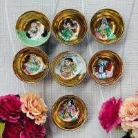 ราคา จอกน้ำชา สาเก ลาย 7 Lucky เทพเจ้าแห่งความโชคดี เซ็ต 7 ชิ้น มือสอง มีตำหนิ จากญี่ปุ่น (26170543419)