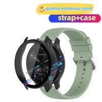 ราคา Garmin vivomove sport strap สายซิลิโคนสําหรับ garmin move sport strap สายรัดข้อมือกีฬา garmin vivomove sport case ปกป้องหน้าจอ (26575537343)