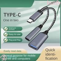 ราคา Lanfy 2 in 1 Type-C ถึง USB a Adapter, Type C USB 3.0 USB C OTG Cable Phone Adapter, อะแดปเตอร์ชาร์จ Y Splitter Converter Splitter Data สายชาร์จ OTG แล็ปท็อป (29456002621)
