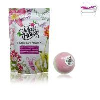 ราคา Duo Bath Powder & Bath Bomb สบู่ทำฟองในอ่าง กลิ่นสเตอเบอรี่ แชมเปนญ Strawberry Champane,สีแดง 150g (1215994261)