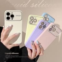 ราคา สีทึบเกรดสูงมาพร้อมฟิล์มเลนส์ 15โปรแม็กซ์ เคสไอโฟน 12 ซิลิโคนเหลว ไอโฟน13 เหมาะสําหรับ 14 (50658543420)