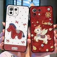 ราคา เคสสําหรับ Xiaomi Mi 11 5G - Mi 11 Lite 5G - Mi 11 Lite 5G NE ลายม้านําโชค 2026 (43880110578)