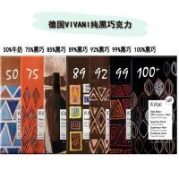 ราคา เยอรมันนําเข้า Vivani Vivani Vivani Vivani 75% 85% 92% 99% โกโก้ธรรมชาติ 100% ดาร์กช็อกโกแลต 80g (54912874563)
