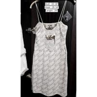 ราคา เดรสเฟนดิเข้ารูป Fendi White Reversible Viscose Dress White Sz.M (51212959304)