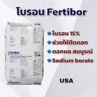ราคา (ยกกระสอบ 25 kg)โบรอน โบรอนผง15% Fertibor โบรอนใส่ปาล์ม ช่วยให้ติดดอก usa (27686388122)