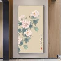 ราคา ดอกโบตั๋นทางเข้าภาพวาดดอกไม้บานฟอร์จูนภาพวาดตกแต่งแนวตั้งการศึกษาจีนเซนแขวนภาพวาดภาพวาดจีนผนังพื้นหลังภาพวาด (40182119822)