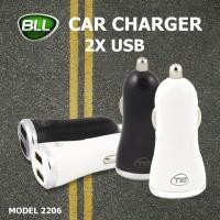 ราคา ฺBLL หัวชาร์จมือถือในรถ มีช่องเสียบชาร์จ 2 ช่อง ชาร์จอุปกรณ์ได้พร้อมกันสองเครื่อง (487731300)