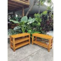 ราคา เก้าอี้ไม้สักตัวยาว ม้านั่งเปลี่ยนรองเท้า ขนาด 30*80*50 cm (22800025868)