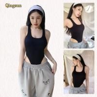 ราคา บอดี้สูทเว้าเอว เข้ารูป เซ็กซี่ บอดี้สูทเว้าเอว เสื้อดํา "FY2896-1" Qingsun (40309104566)