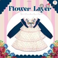 ราคา พร้อมส่ง Flower Layer Dress เดรสสั้นสีครีม แขนยาวผ้ายีนส์ เดรสแต่งระบายสามชั้น แต่งขอบเทปลูกไม้ชมพู ปกงานปักลาย (27553676276)