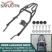 ราคา for Street Twin 900 2016-2023 Rear Luggage Cargo Rack Carrier Mount Backrest for Triumph Speed Twin (48752545949)