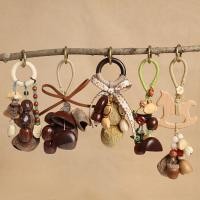 ราคา ไม้ Horse Nut Shell ลูกปัด Rattle กระเป๋าจี้ทอมือสไตล์ป่า Retro Healing Ringtones รถ Charm (28444824032)