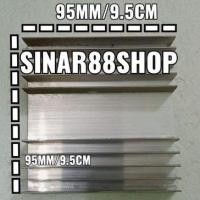 ราคา HEATSINK 5 FINS 2TR 2TR LENGTH 9.5CM 95MM HS 9.5CM 10CM เคลือบอลูมิเนียม COOLER พร้อม HOLES (54162931407)