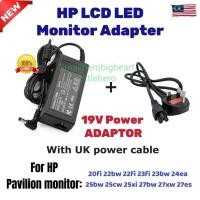 ราคา เปลี่ยน HP LED LCD MONITOR 19V อะแดปเตอร์สําหรับ HP PAVILION 20FI 22FI 23FI 22ES 22XI 22BW 23XI 24F 24M 27FI/ER 27XI 27BW (43979237598)