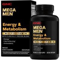 ราคา GNC Mega Men Energy & Metabol Multivitamin สําหรับผู้ชาย | สารต้านอนุมูลอิสระและเผาผลาญไขมันเพิ่มแคลอรี่ | 180 นับ 2FZD (54813362336)