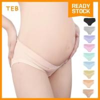 ราคา (L–3XL) Seluar Dalam Ibu Mengandung Pinggang Rendah | Soft Cotton Maternity Low Waist Panties (52754136007)