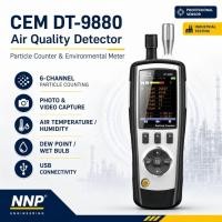 ราคา CEM DT-9880 Air Quality Detector / Air Particle Counter เครื่องตรวจวัดคุณภาพอากาศและนับอนุภาคในอากาศ สำหรับงานโรงงาน (52811300090)