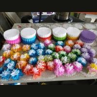 ราคา เซ็ต3สี กระดาษสาพับห่อเหรียญโปรยทาน ไล่สีพาสเทล ขอบดอกไม้ 300แผ่น ห่อได้100เหรียญ มีหนังยาง (27442539065)