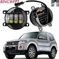 ราคา 2 Pieces Fog Light For Mitsubishi ASX Outlander Pajero L200 Colt Endeavor Galant Car LED Lens DRL F (41278717197)