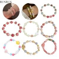 ราคา RUN Beaded Stretch Bracelets Handmade Round Ceramic Bead Handchain Unique Jewelry Elegant Colourful Bead Bracelets Party (49310227544)