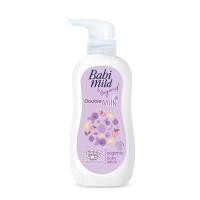 ราคา [สินค้าส่งด่วน] เบบี้มายด์ โลชั่นดับเบิ้ลมิลค์ 350มล. BABI MILD DOUBLE MILK LOTION 350ML. (51208064073)