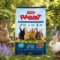 ราคา TEAM Rabbit [พร้อมส่ง] อาหารกระต่าย ทีม แรบบิต 1 kg เหมาะสำหรับกระต่ายโตที่ชอบกินพืชผัก เมล็ดพืชและหญ้า (57862722437)