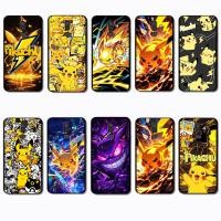 ราคา เคสโทรศัพท์สีดําแบบนุ่มสําหรับ Samsung Galaxy J8 2018 pikachu caseg (57563092724)