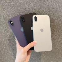 ราคา [โลโก้] PC Matte Case สำหรับ iPhone X / XS XR XSMX 7/8SE 7plus / 8plus 11/12/13promax กรณีโทรศัพท์กันกระแทก (52662614298)