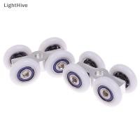 ราคา [LightHive] ลูกกลิ้งประตูบานเลื่อน 1 คู่ 4 ล้อแขวนอุปกรณ์ประตูบ้านฮาร์ดแวร์ (TH) (44912499827)