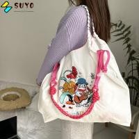 ราคา SUYO Tote Bag, Tote Canvas Designer ความจุขนาดใหญ่, กระเป๋าถือเย็บปักถักร้อย Shopper Eco Bag (49462828586)