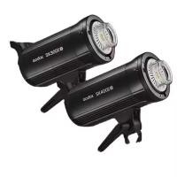 ราคา ที่เชื่อถือได้ Godox SK400II V 400WS สตูดิโอภาพถ่ายไร้สายแฟลช Strobe ไฟ LED 5600K อุณหภูมิสี 84g น้ําหนักเบาการถ่ายภาพแสง (55262023853)