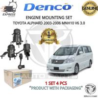 ราคา DENCO ENGINE MOUNTING SET TOYOTA ALPHARD 2003-2006 MNH10 3.0 2WD (MK-210058) (23189824035)