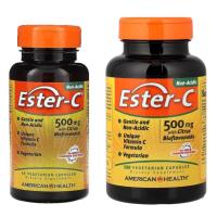 ราคา exp 2028 วิตามินซี วีแกน American Health, Ester-C, 500 mg Veggie Capsules (55800538550)