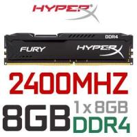 ราคา ddr4 8gb RAM DDR4 KINGSTON 8/2400(8×1) HYPER FURY X (2385197696)