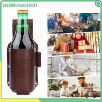 ราคา HOMESOGOOD โฮมโซดี กระเป๋าใส่เข็มขัดเบียร์,เอวหนัง ปู่ แบบแขวนสไตล์ขวดเบียร์เอว,แบบพกพาหนังถ้วยกระเป๋าเข็มขัดพร้อมที่ใส่ปากกาขวดเครื่องดื่มกลางแจ (48913264606)