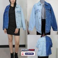 ราคา | พร้อมส่ง | เสื้อยีนส์ แจ็คเก็ตยีนส์ ทูโทน โอเวอร์ไซส์ (26312902694)