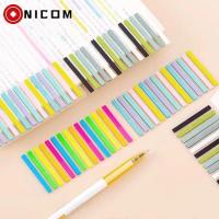 ราคา Sticky Note กระดาษโน๊ตไล่โทนสี กระดาษคั่นหน้าโปร่งใส 4 สี (18364708907)