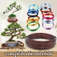 ราคา ลวดอลูมิเนียมดัดบอนไซต้นไม้ ลวดดัดบอนไซ เหนียว ยืดหยุ่น ไม่เป็นสนิม ลวดอลูมิเนียม 5สีให้เลือก ลวดดัดต้นไม้บอนไซ บอนสี (49210570807)