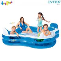 ราคา Intex สระเป่าลมพร้อมพนักพิง แฟมิลี่เล้าน์จ 2.29x2.29x0.66 ม. รุ่น 56475 (748155827)