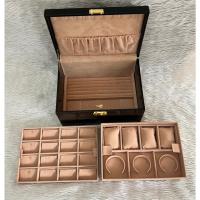 ราคา กระเป๋าเก็บเครื่องประดับ 3 ชั้น พรีเมียม หนังจระเข้ สีดำ-เบส พร้อมกุญแจล็อค (28059779561)