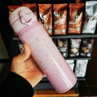 ราคา Starbucks Pink Sakura Falling Blossom 16.9 oz แก้วสตาร์บัคส์​ thermos (14628094069)
