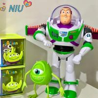 ราคา NIUYOUJS Buzz Lightyear Action Figure ของเล่น, มีปีก Toy Story Buzz Lightyear ของเล่น, น่ารักแสงและเสียงหุ่นยนต์มือถือของขวัญวันเกิด (24698132853)